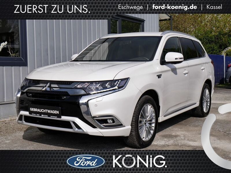 Weiß Gebraucht 2020 Mitsubishi Outlander P-HEV Top SUV | 21.390 € (Fairer Preis) - Bild 1/4