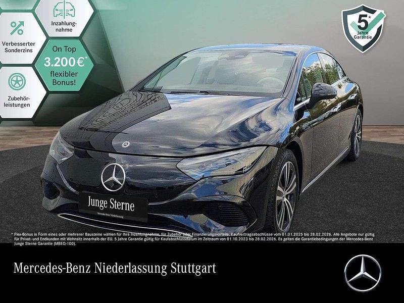 Obsidianschwarz Gebraucht 2024 Mercedes EQE300 Avantgarde Limousine | 46.990 € (Guter Preis) - Bild 1/3