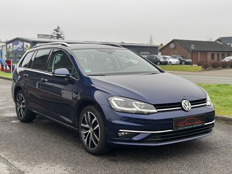 Atlantik blue metallic Gebraucht 2018 VW Golf VII Join Kombi | 18.775 € (Fairer Preis) - Bild 1/4