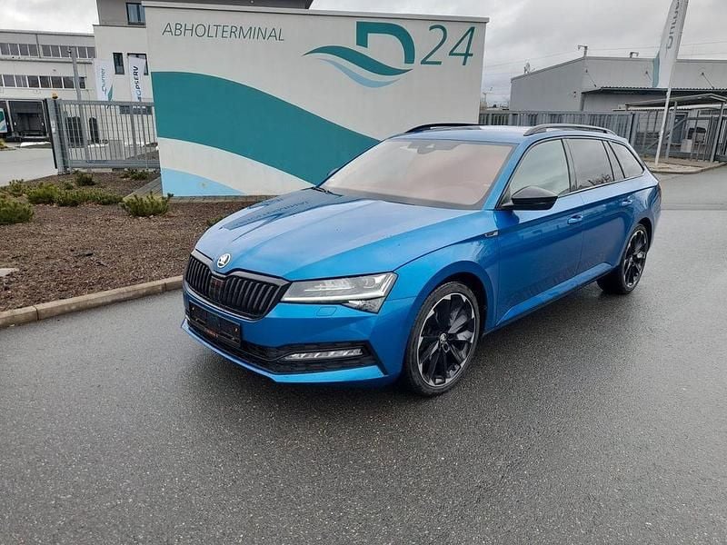 Gebraucht Skoda Superb SportLine 200 PS (147 kW) 2021 Blau Limousine