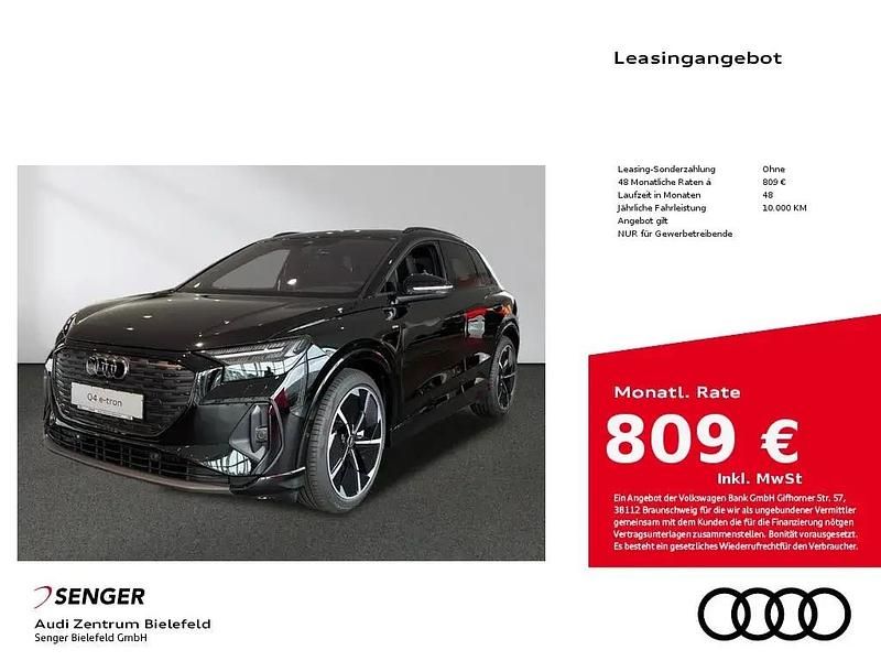 Schwarz Neu 2025 Audi Q4 e-tron SUV | 74.755 € - Bild 1/1
