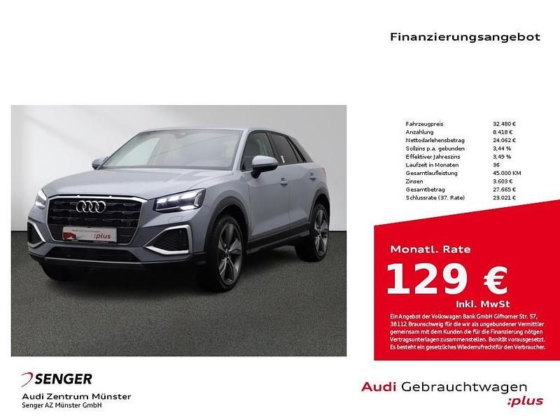 Pfeilgrau perleffekt Gebraucht 2024 Audi Q2 Advanced Plus SUV | 33.480 € (Fairer Preis) - Bild 1/4