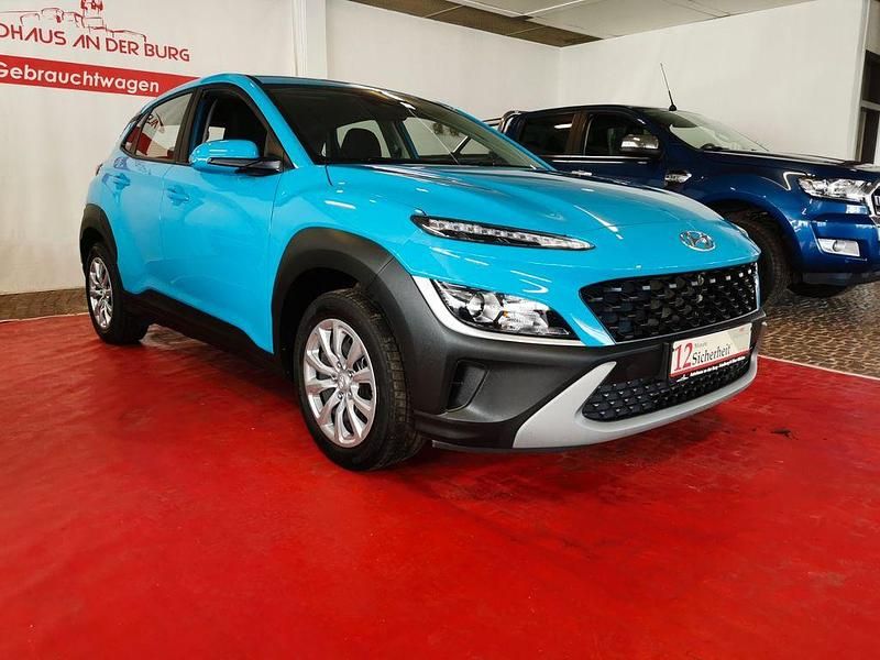 Blau Gebraucht 2022 Hyundai Kona Classic SUV | 16.390 € (Fairer Preis) - Bild 1/4