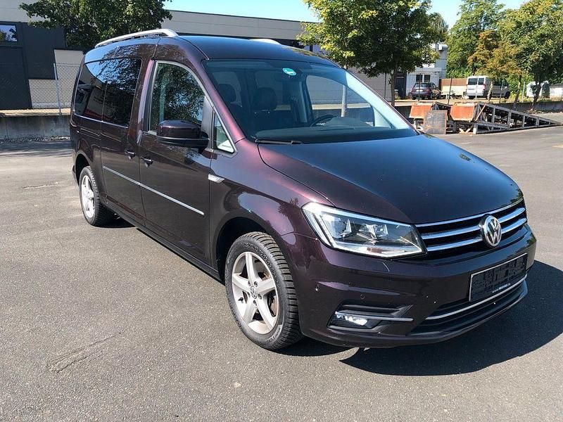 Schwarz Gebraucht 2018 VW Caddy Maxi Highline Van / Kleinbus | 18.300 € (Etwas zu teuer) - Bild 1/4