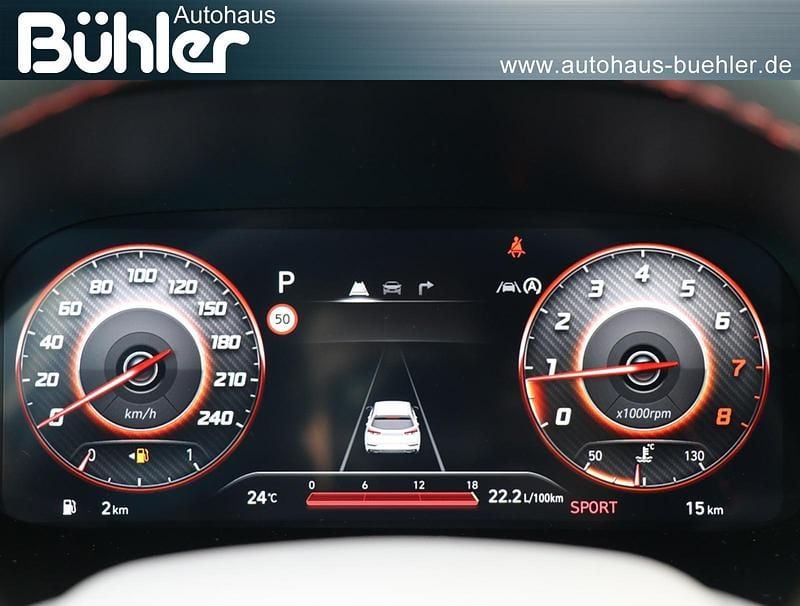 Neu Hyundai i30 N Line 150 PS (110 kW) 2026 Engine red Limousine