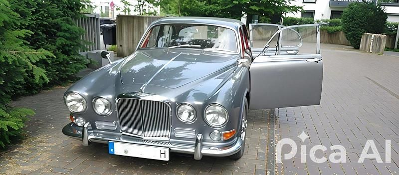 Silber Gebraucht 1968 Jaguar 420 Limousine | 24.500 € - Bild 1/4