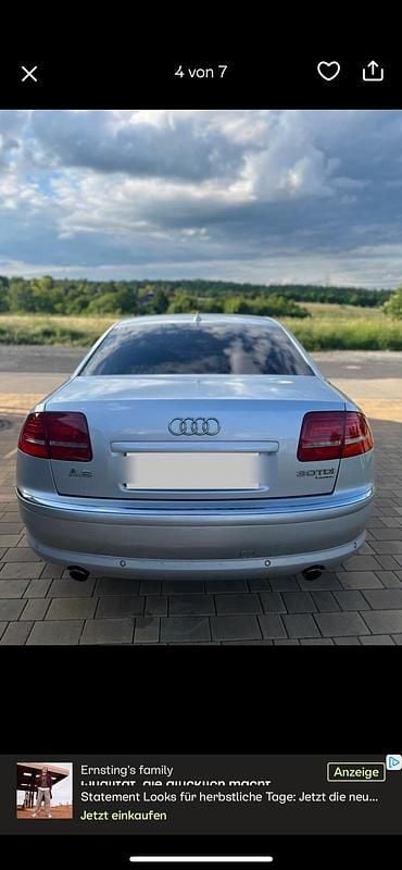 Gebraucht Audi A8 233 PS (171 kW) 2008 Silber Limousine