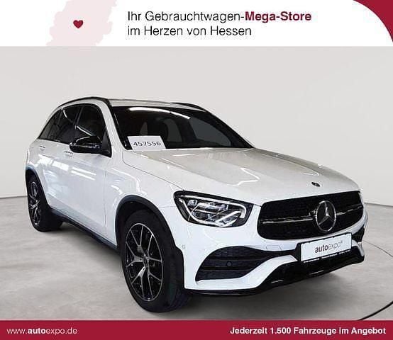 Polarweiß Gebraucht 2022 Mercedes GLC400d AMG line Plus SUV | 39.990 € (Guter Preis) - Bild 1/4