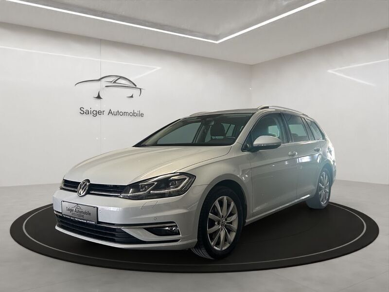 Silber Gebraucht 2018 VW Golf VII Highline Kombi | 14.690 € (Guter Preis) - Bild 1/4