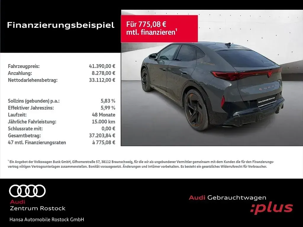 Gebraucht Cupra Tavascan Endurance 210 kW (286 PS) 2024 Grau SUV