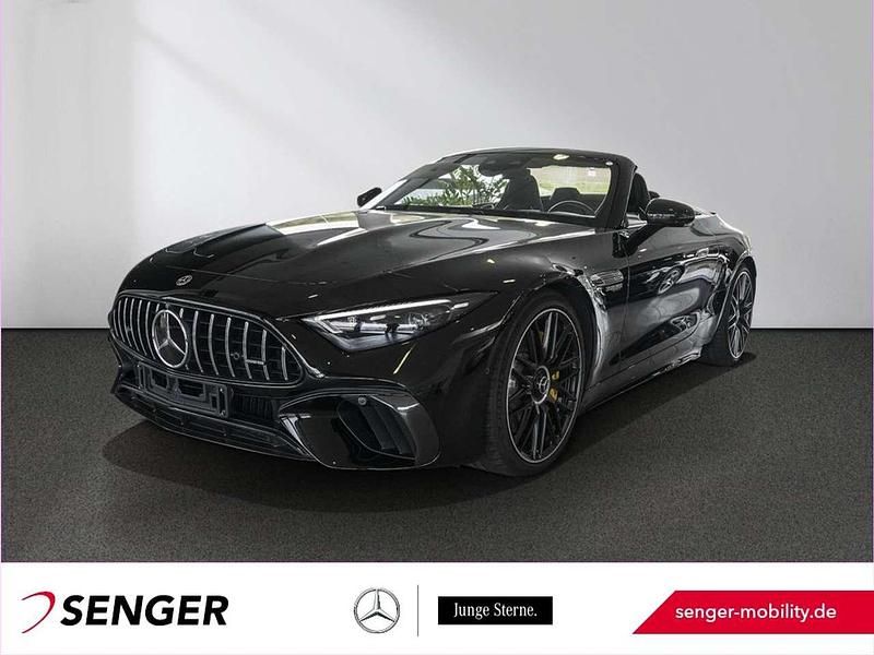 Lack obsidianschwarz Gebraucht 2023 Mercedes SLR McLaren AMG Cabrio | 143.790 € - Bild 1/4