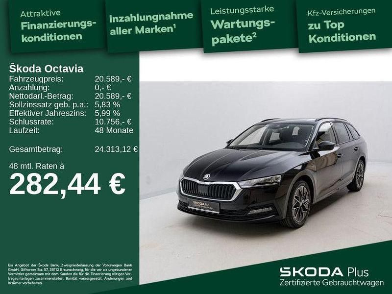 Schwarz Gebraucht 2022 Skoda Octavia Ambition Kombi | 20.289 € (Guter Preis) - Bild 1/4