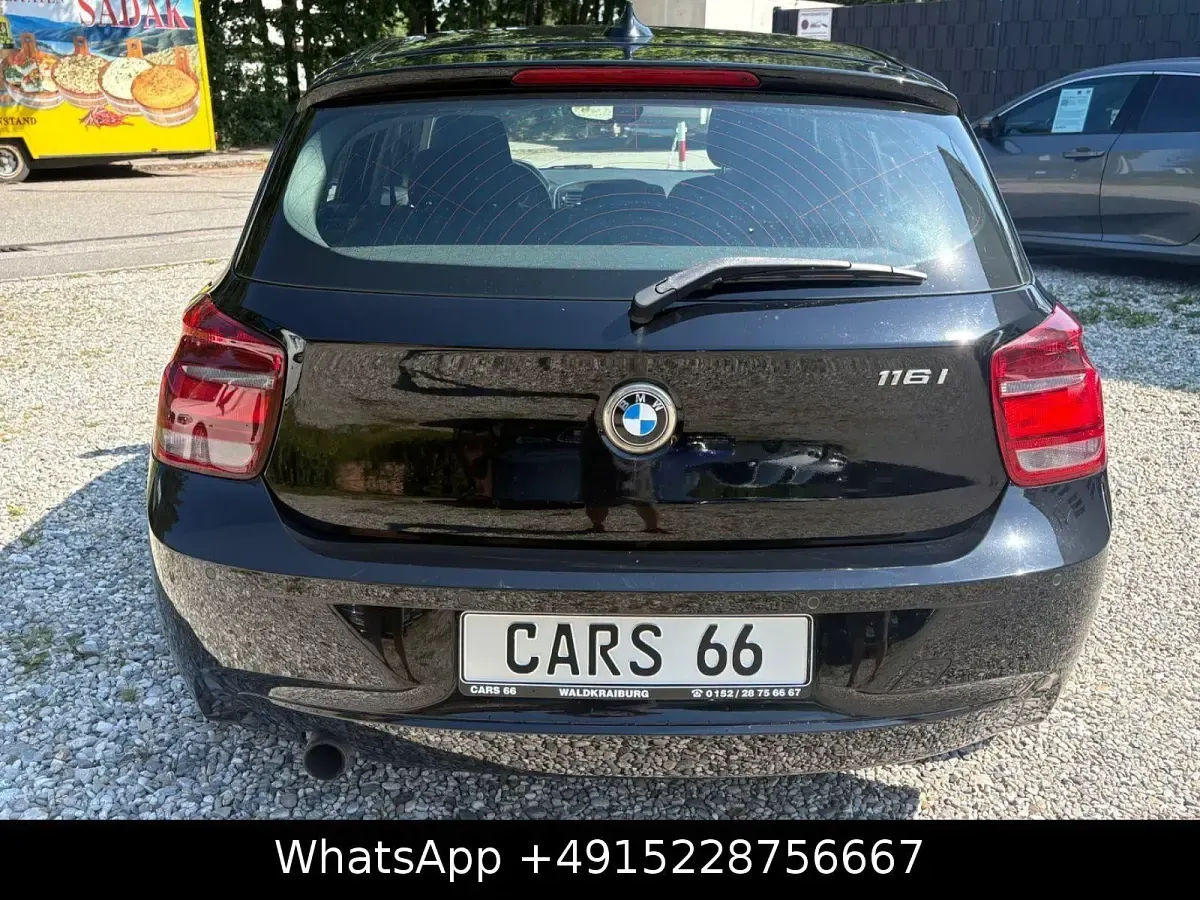 Gebraucht BMW 116 136 PS (100 kW) 2013 Schwarz Kleinwagen