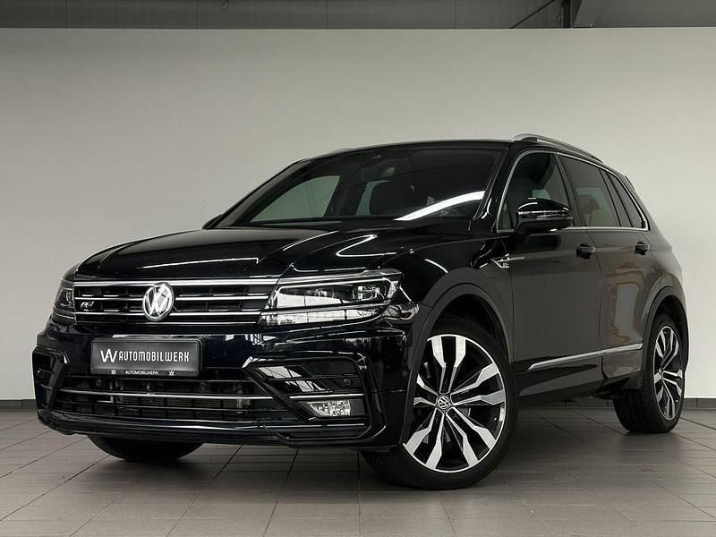Schwarz Gebraucht 2019 VW Tiguan R-line SUV | 33.980 € (Etwas zu teuer) - Bild 1/4