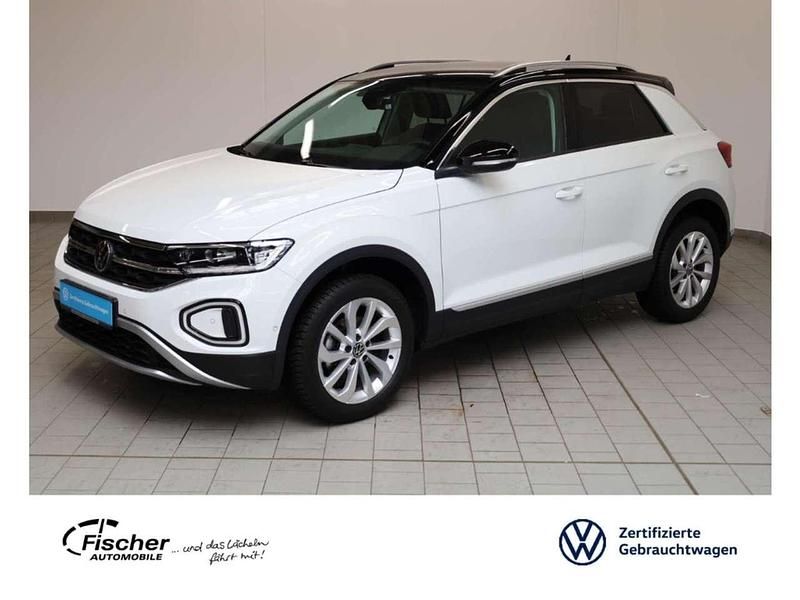 Weiss Gebraucht 2024 VW T-Roc Style SUV | 28.440 € (Guter Preis) - Bild 1/3