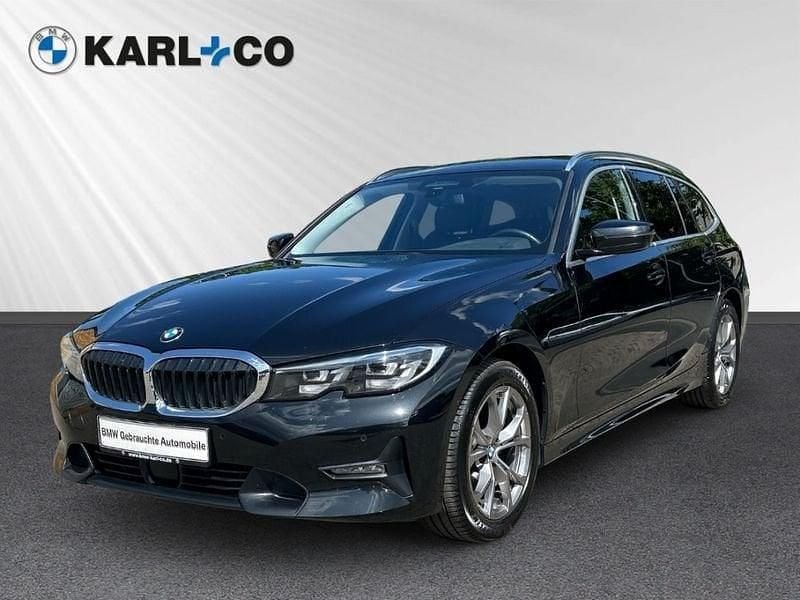 Schwarz Gebraucht 2021 BMW 318 Sport Line Kombi | 20.480 € (Fairer Preis) - Bild 1/4