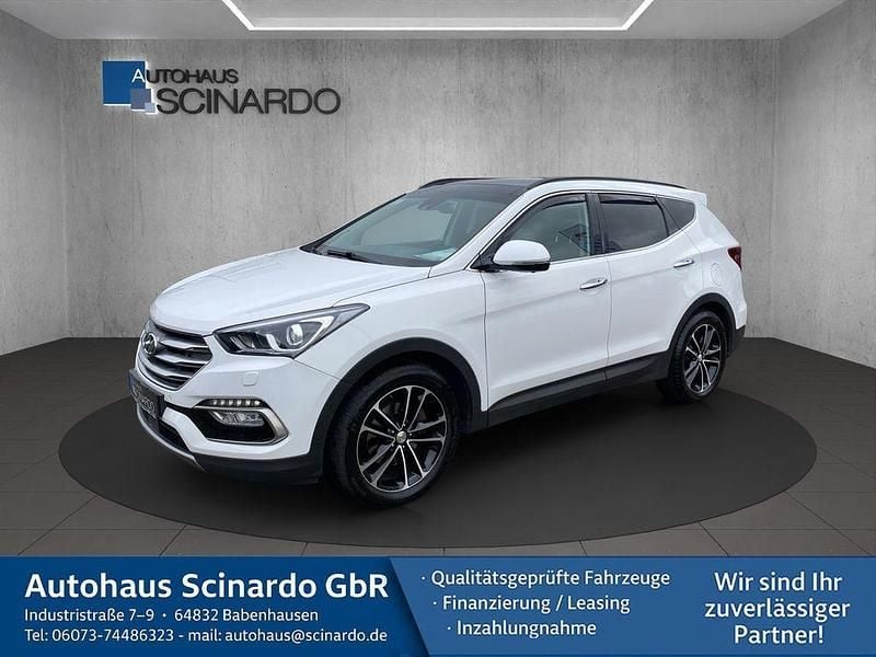 Weiß Gebraucht 2017 Hyundai Santa Fe Premium SUV | 17.980 € (Guter Preis) - Bild 1/4