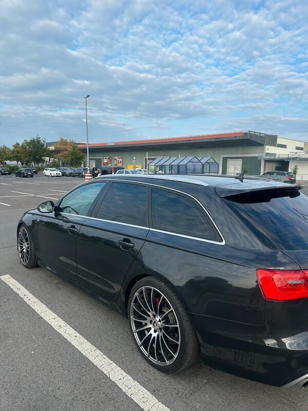 Schwarz Gebraucht 2014 Audi A6 S-Line Kombi | 15.200 € - Bild 1/4