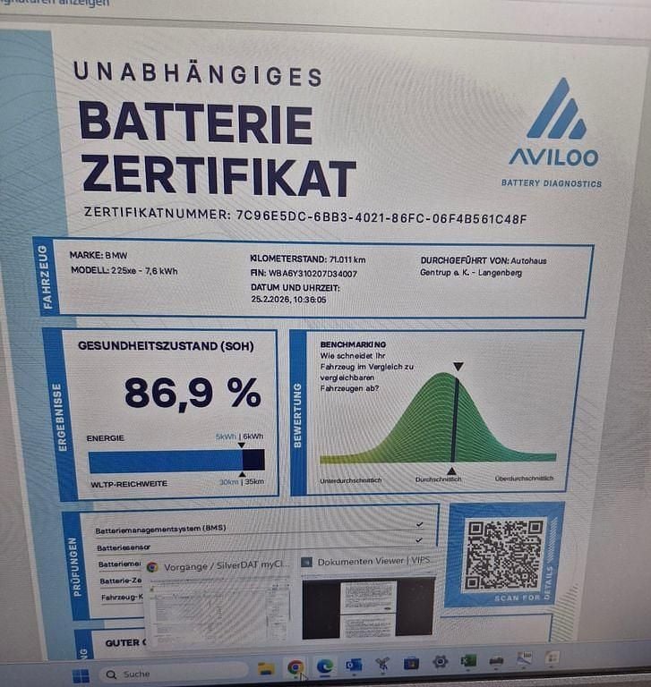 Gebraucht BMW 225 Active Tourer Advantage 136 PS (100 kW) 2019 Grau Van / Kleinbus