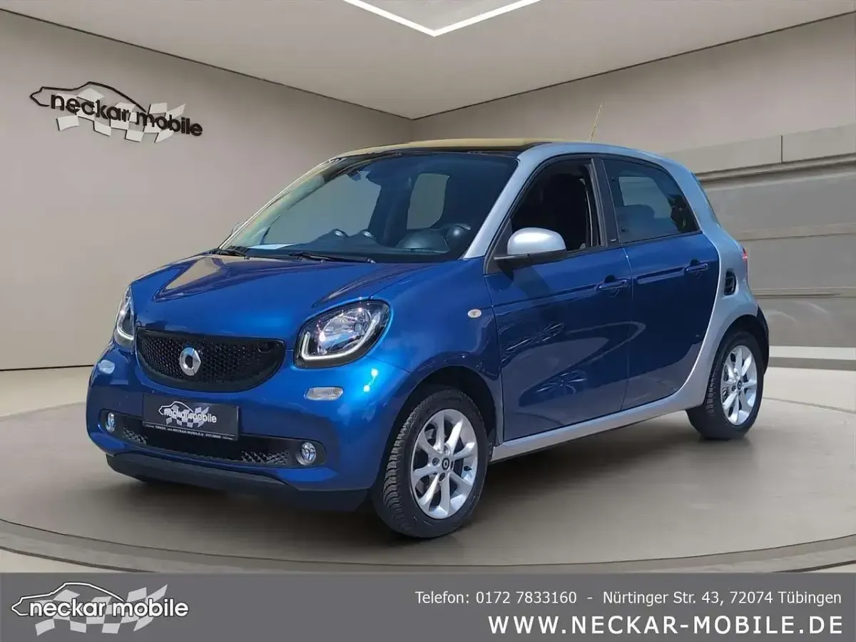 Gebraucht Smart ForFour Passion 90 PS (66 kW) 2019 Blau Kleinwagen