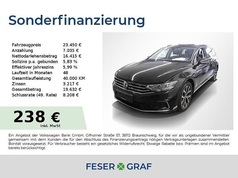 Deep black perleffekt Gebraucht 2022 VW Passat GTE Kombi | 23.450 € (Fairer Preis) - Bild 1/3