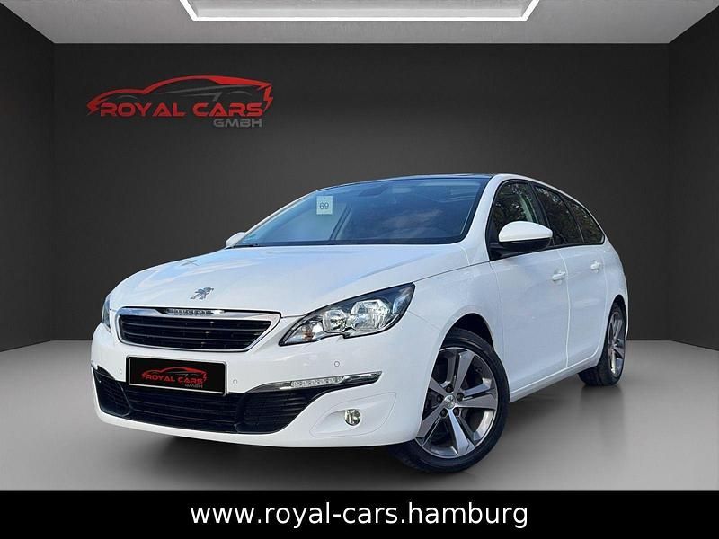 Weiß Gebraucht 2014 Peugeot 308 SW Business-Line Kombi | 9.490 € - Bild 1/4