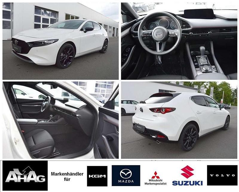 Satinweiß Neu 2025 Mazda 3 Homura-Line Limousine | 27.350 € - Bild 1/4