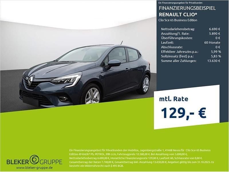Titangrau Gebraucht 2022 Renault Clio V Business Limousine | 11.480 € (Superpreis) - Bild 1/3