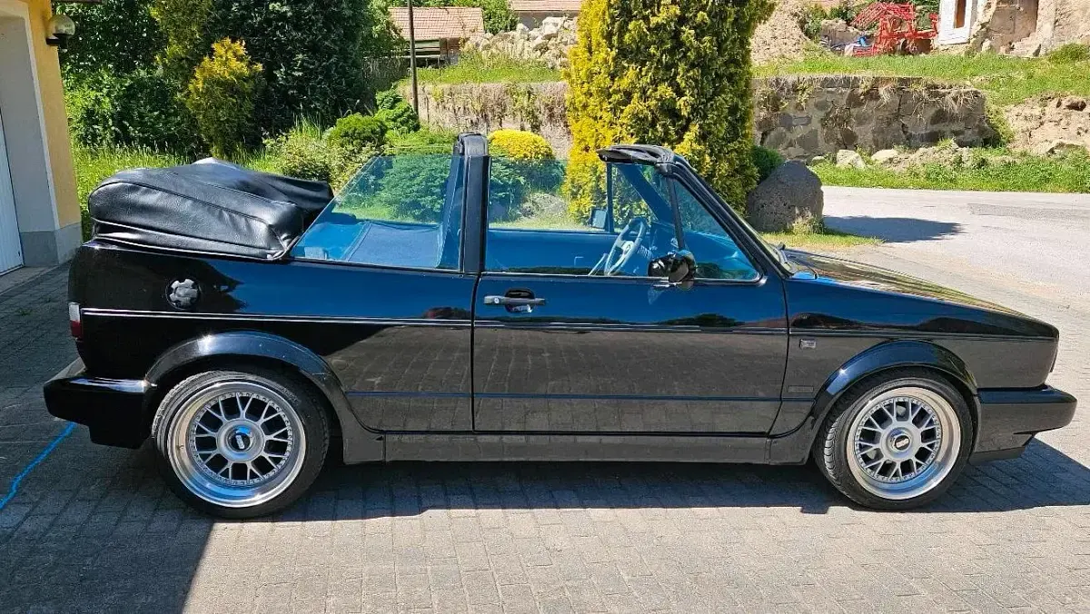 Gebraucht VW Golf Cabriolet 98 PS (72 kW) 1992 Schwarz Cabrio