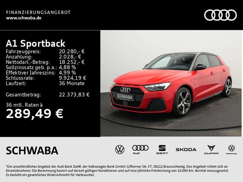 Gebraucht Audi A1 110 PS (80 kW) 2022 Misanorot perleffekt/mythossch Kleinwagen
