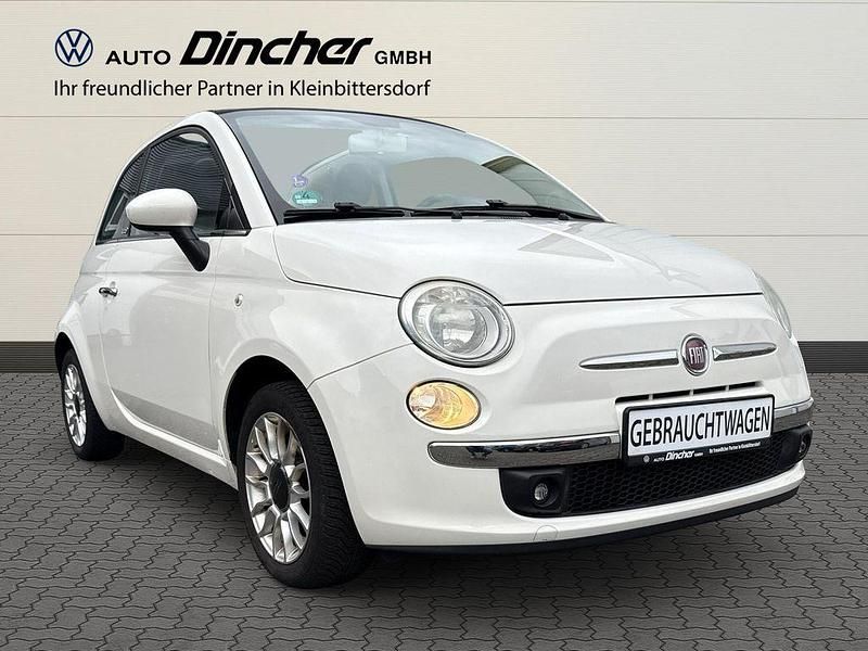 Weiß Gebraucht 2009 Fiat 500 Lounge Cabrio | 6.690 € (Etwas zu teuer) - Bild 1/4