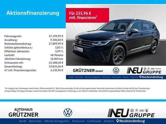 Schwarz Gebraucht 2024 VW Tiguan Allspace Move SUV | 37.100 € (Fairer Preis) - Bild 1/4
