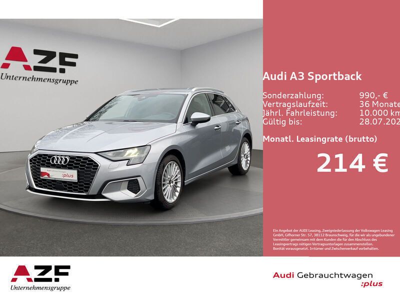 Florettsilber metallic Gebraucht 2023 Audi A3 Advanced Plus Limousine | 27.890 € (Guter Preis) - Bild 1/4