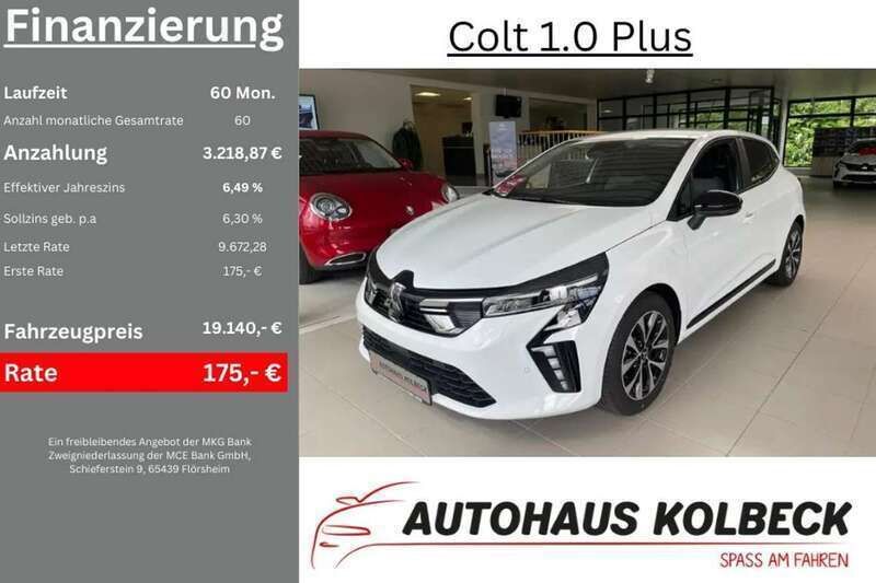 Antarktisweiß Neu 2025 Mitsubishi Colt Plus Limousine | 19.140 € (Fairer Preis) - Bild 1/4