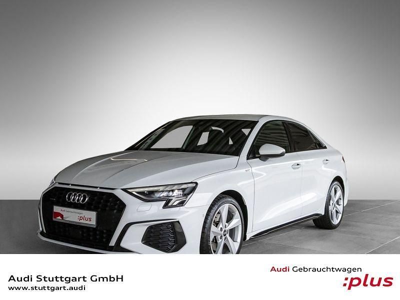 Ibisweiß Gebraucht 2022 Audi A3 S-Line Limousine | 32.930 € (Teuer) - Bild 1/4