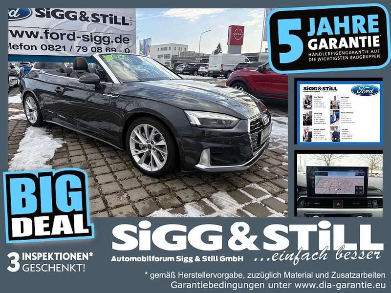 Manhattangrau metallic Gebraucht 2023 Audi A5 Cabriolet Advanced Cabrio | 39.840 € (Fairer Preis) - Bild 1/3
