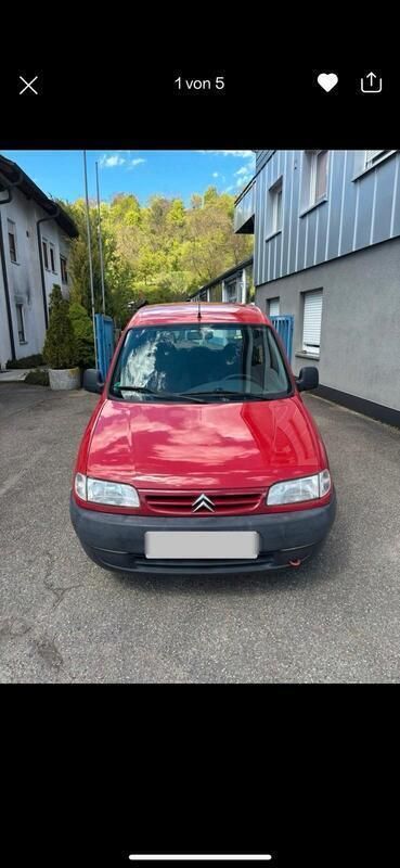 Rot Gebraucht 2000 Citroën Berlingo Van / Kleinbus | 1.000 € - Bild 1/3