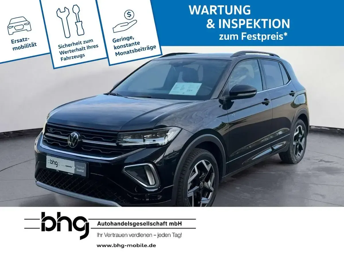 Gebraucht VW T-Cross R-line 116 PS (85 kW) 2025 Schwarz SUV