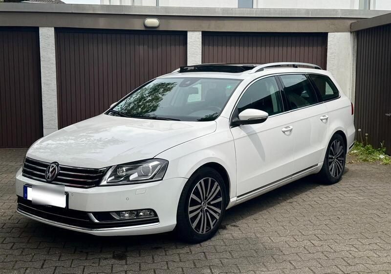 Weiß Gebraucht 2014 VW Passat Highline Kombi | 6.200 € (Superpreis) - Bild 1/4