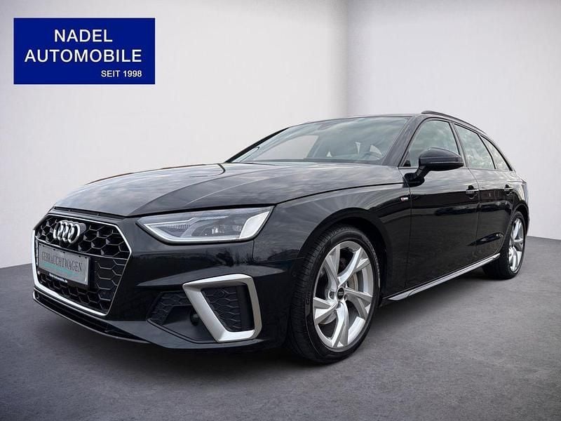 Schwarz Gebraucht 2021 Audi A4 S-Line Kombi | 17.990 € (Superpreis) - Bild 1/4