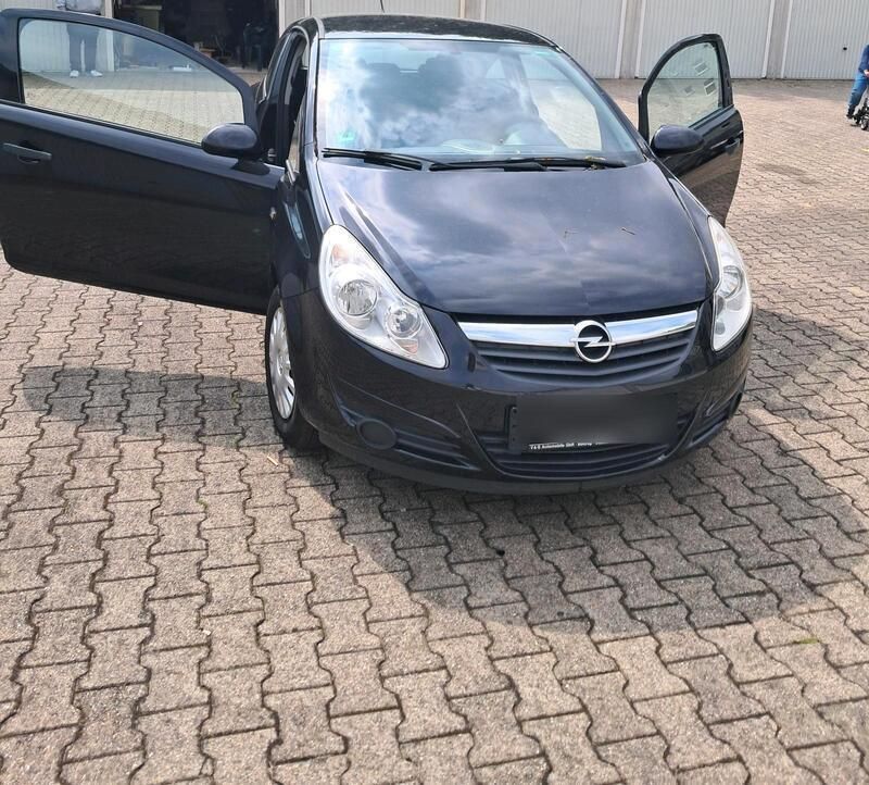 Schwarz Gebraucht 2009 Opel Corsa Kleinwagen | 900 € (Superpreis) - Bild 1/4