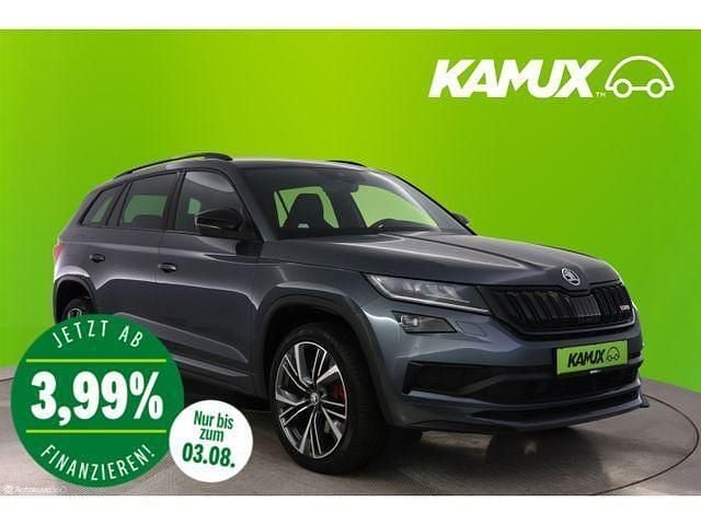 Grau Gebraucht 2020 Skoda Kodiaq RS SUV | 32.445 € (Guter Preis) - Bild 1/3