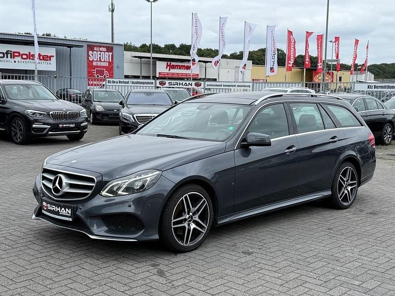 Grau Gebraucht 2013 Mercedes E220 AMG Limousine | 10.950 € (Fairer Preis) - Bild 1/4