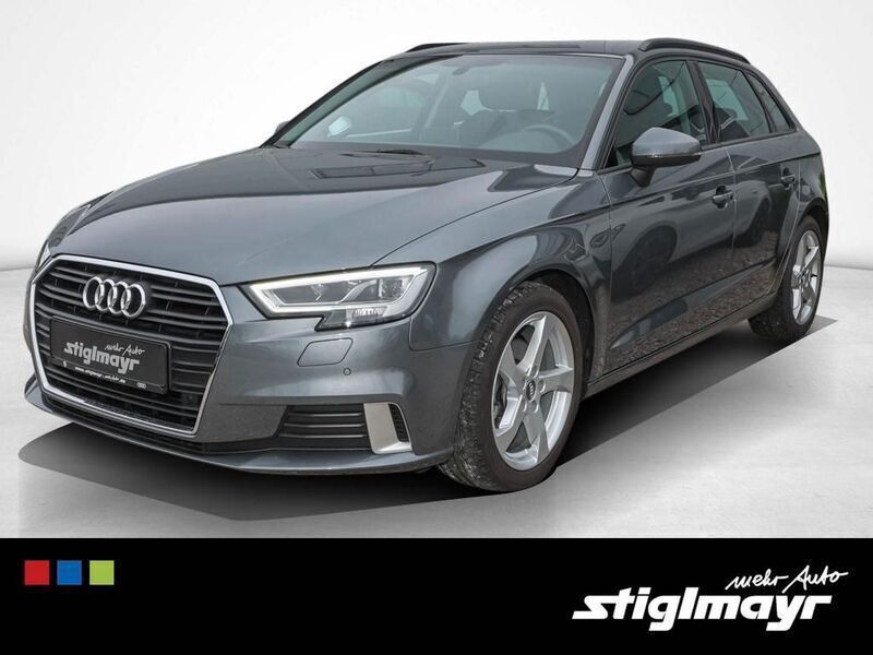 Grau Gebraucht 2017 Audi A3 Sportback Sport Kleinwagen | 20.880 € (Fairer Preis) - Bild 1/4