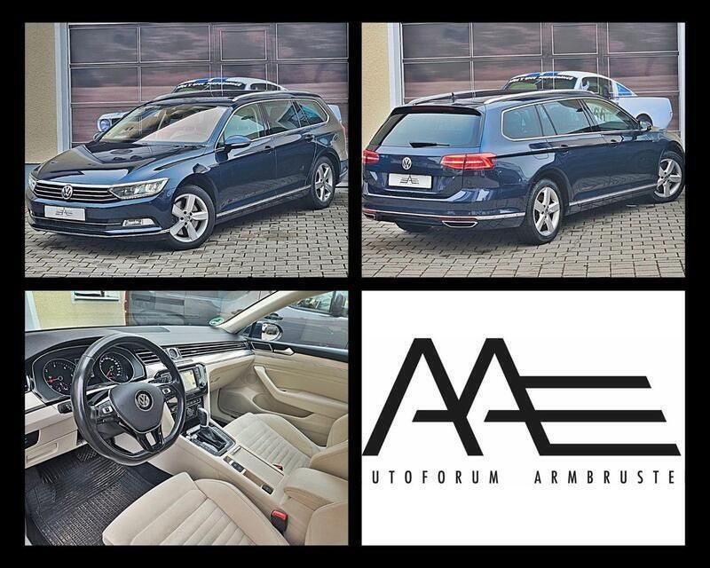 Night blue metallic Gebraucht 2016 VW Passat Highline Kombi | 12.990 € (Guter Preis) - Bild 1/4