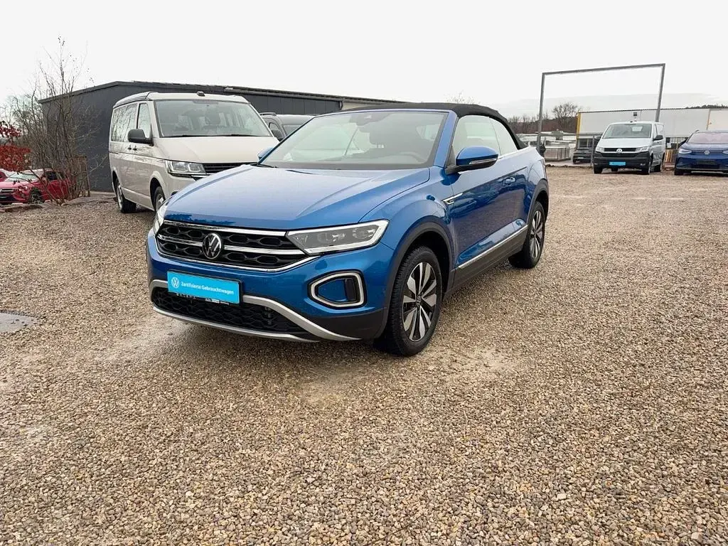 Gebraucht VW T-Roc Cabriolet Move 150 PS (110 kW) 2024 Blau Cabrio