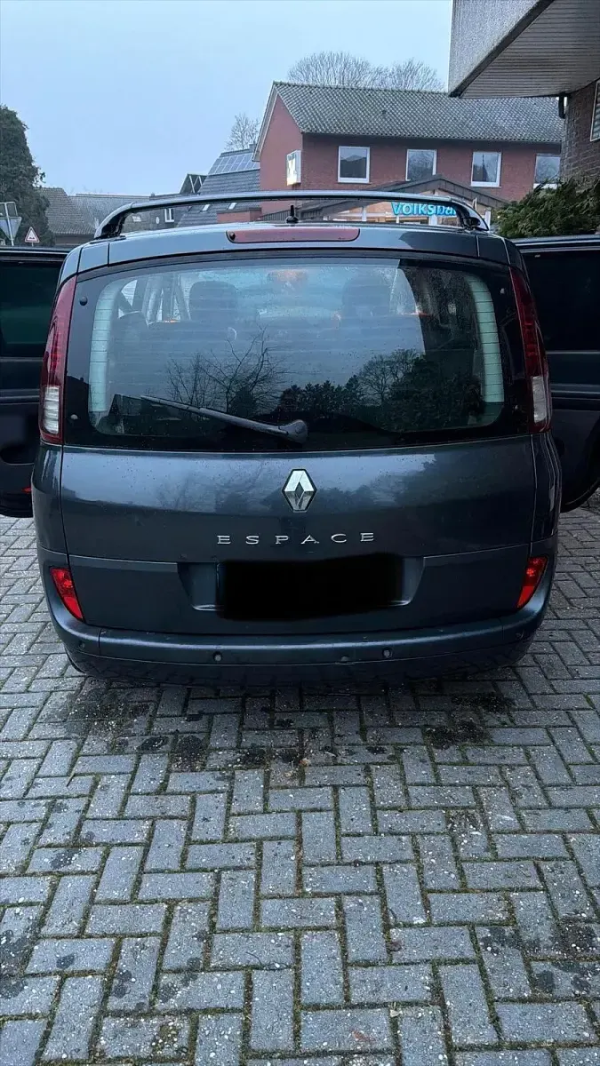 Gebraucht Renault Espace 173 PS (127 kW) 2011 Schwarz Van / Kleinbus