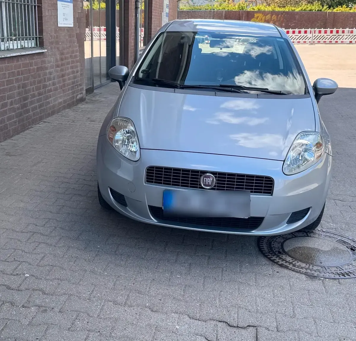 Gebraucht Fiat Punto 75 PS (55 kW) 2008 Silber Kleinwagen