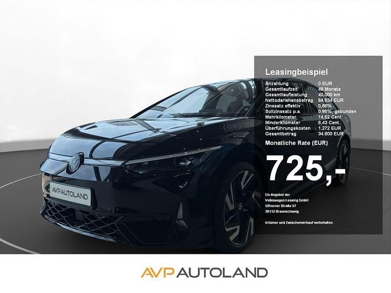 Grenadillschwarz Gebraucht 2024 VW ID.7 GTX Limousine | 69.990 € - Bild 1/4