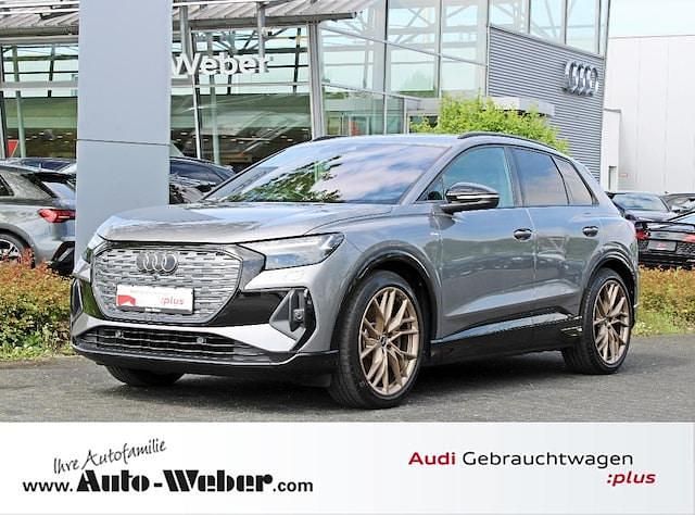 Taifungrau metallic Gebraucht 2022 Audi Q4 e-tron Ambiente SUV | 36.360 € (Fairer Preis) - Bild 1/4